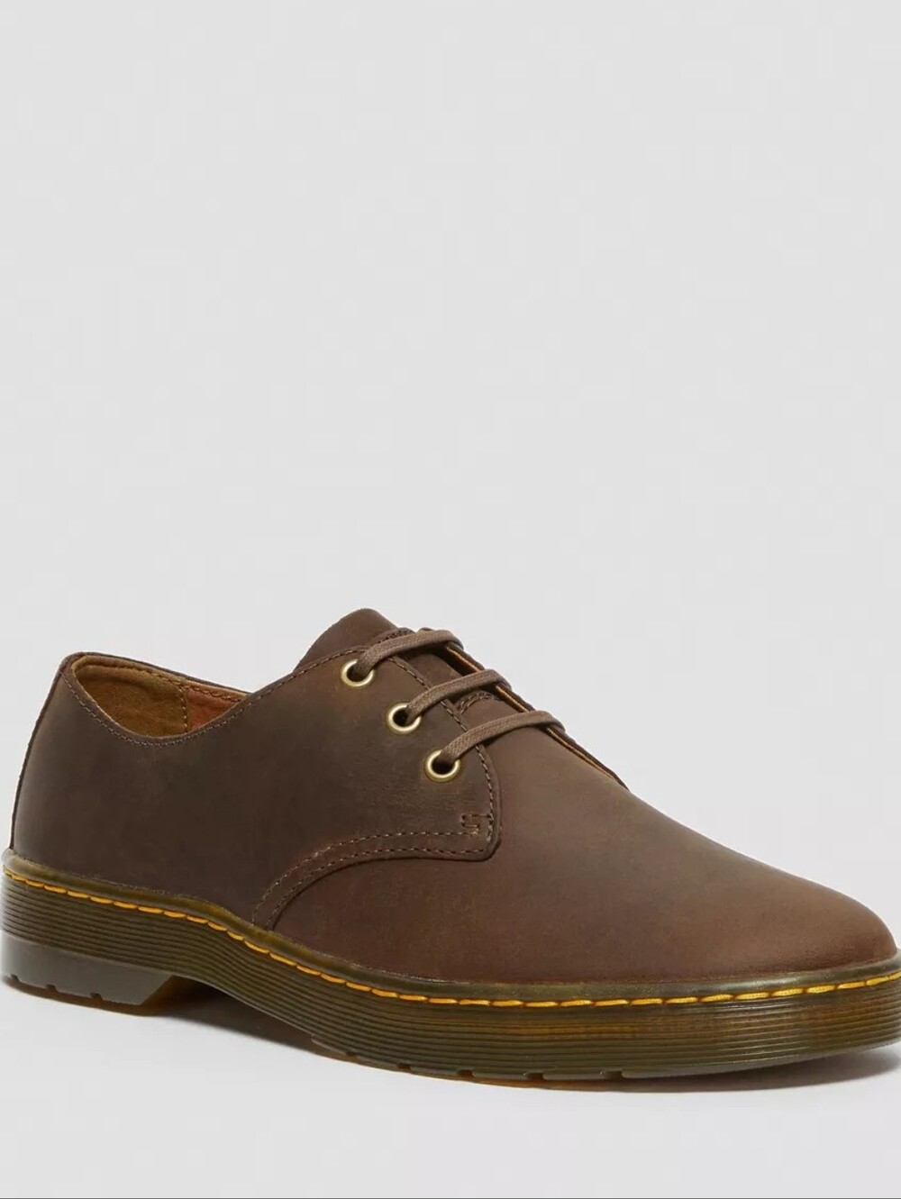 Dr Martin Zapatos Coronado en Piel Crazy Horse - Marrón